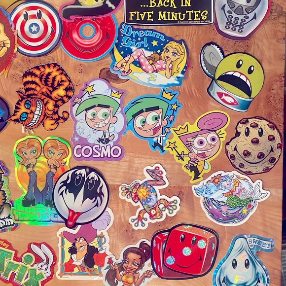 Y2K Early 2000s Vintage Vending Machine Sticker Lot - Picture 10 of 12
